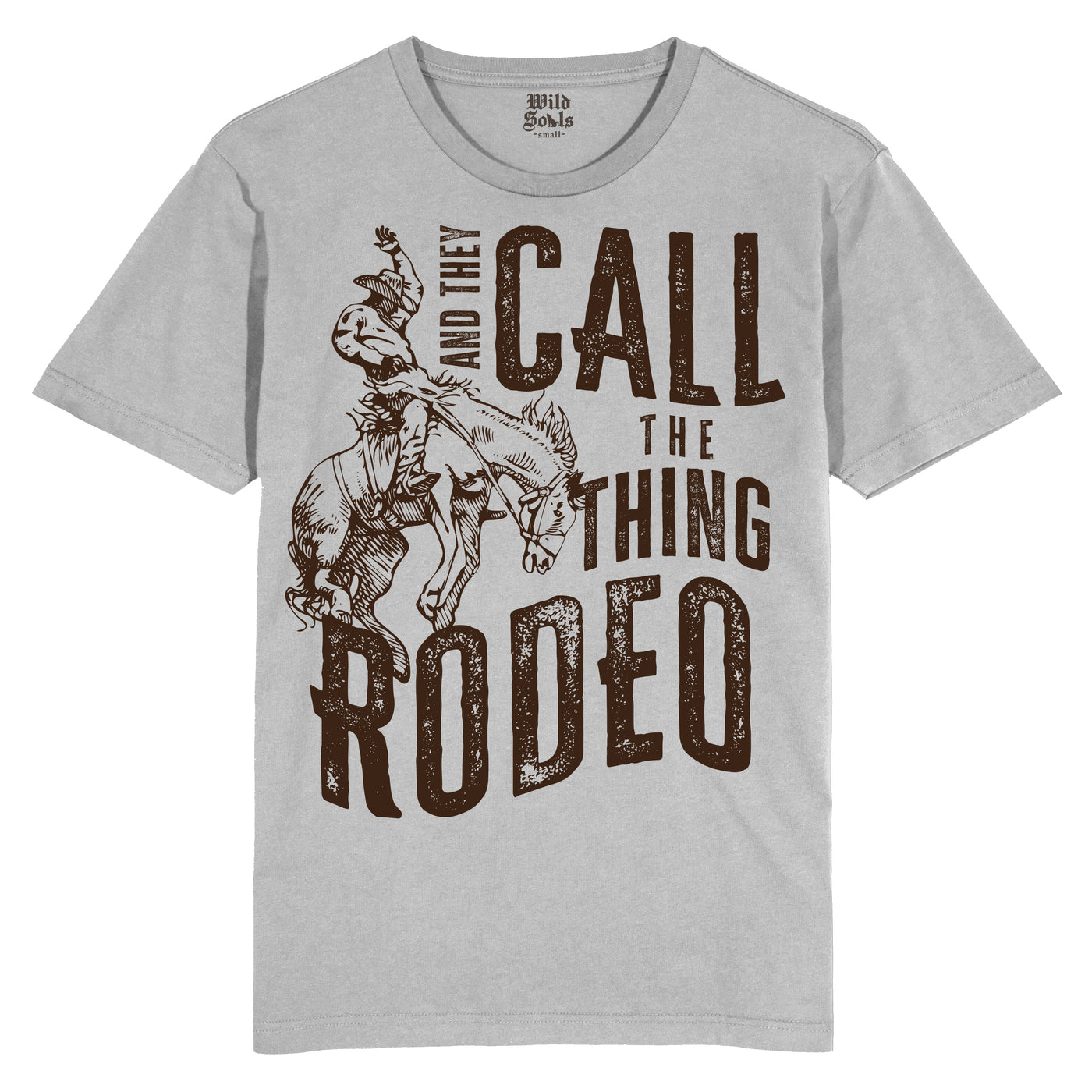Vintage Rodeo T-Shirt, Retro Cowboy Graphic Tee - Wild Souls
